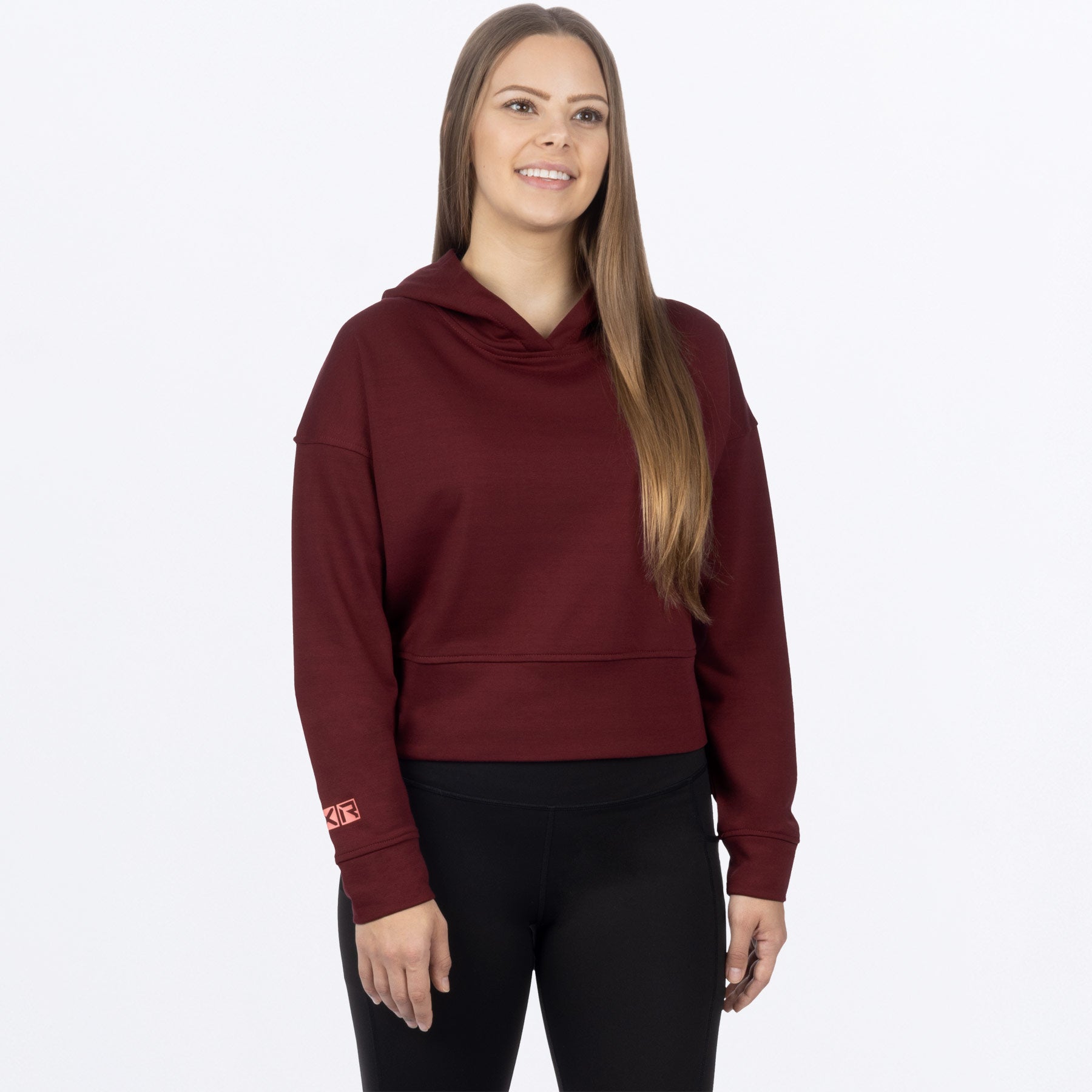 Women's Balance Cropped Pullover Hoodie